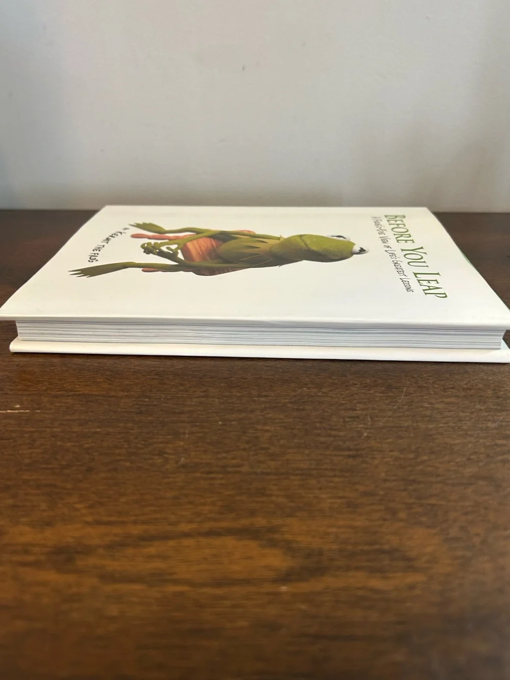 “Before You Leap: A Frog's-eye View of Life's Greatest Lessons” Kermit the Frog.